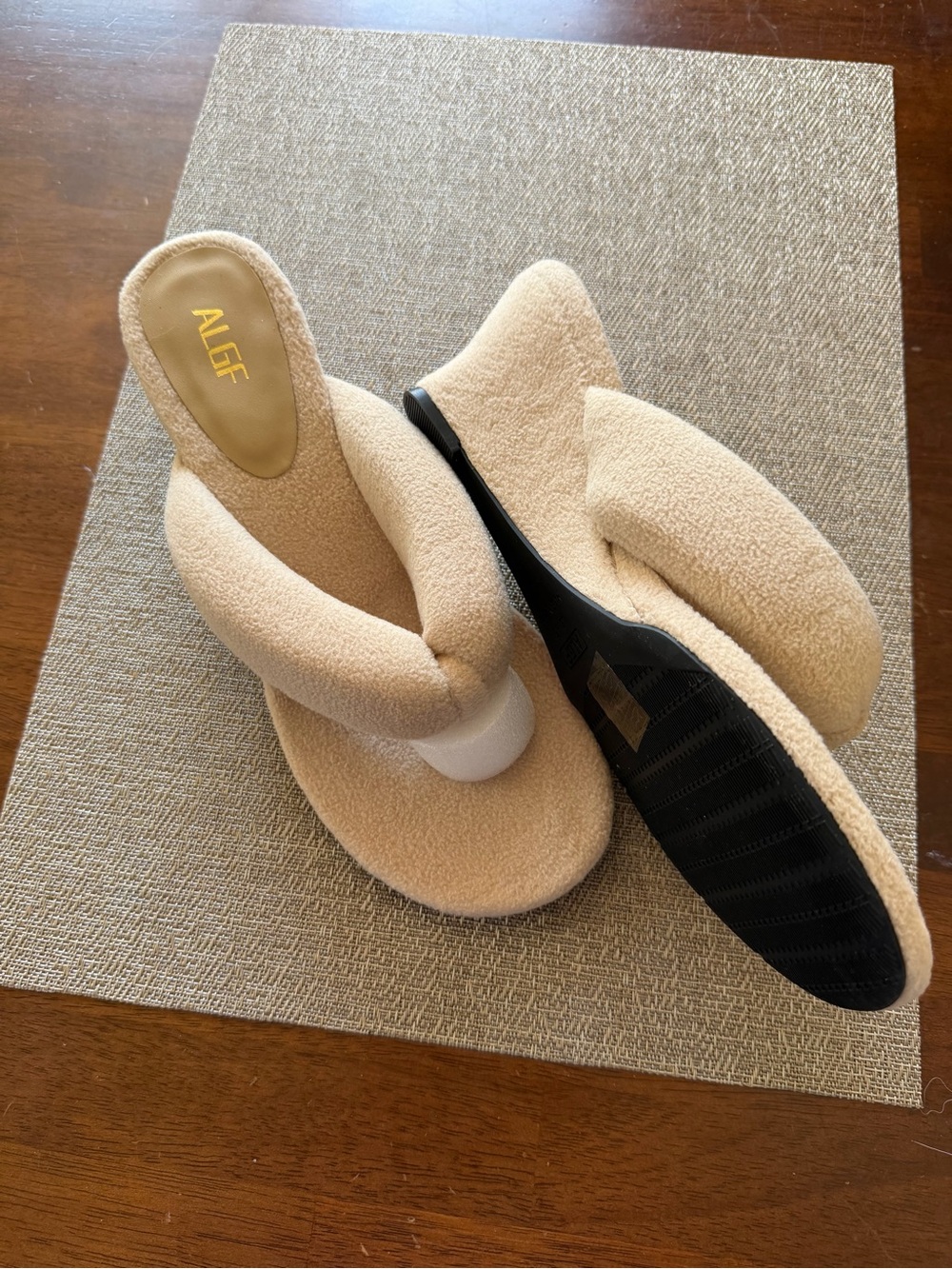 ALGF‎ Shearling Wedge Sandal